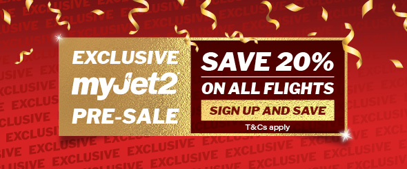 Join myJet2 for exclusive discounts and news